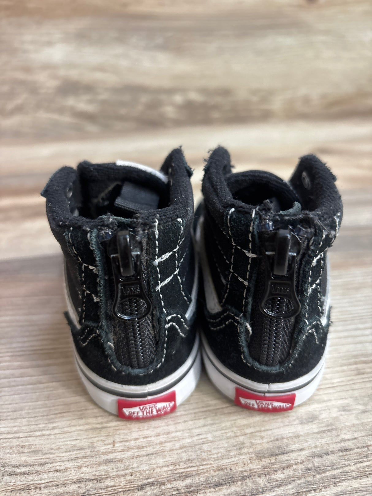 Vans Sk8-Hi Zip Shoes, Black sz 8c