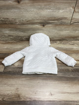 Simple Joys Sherpa Lined Full Zip Hoodie White sz 12m