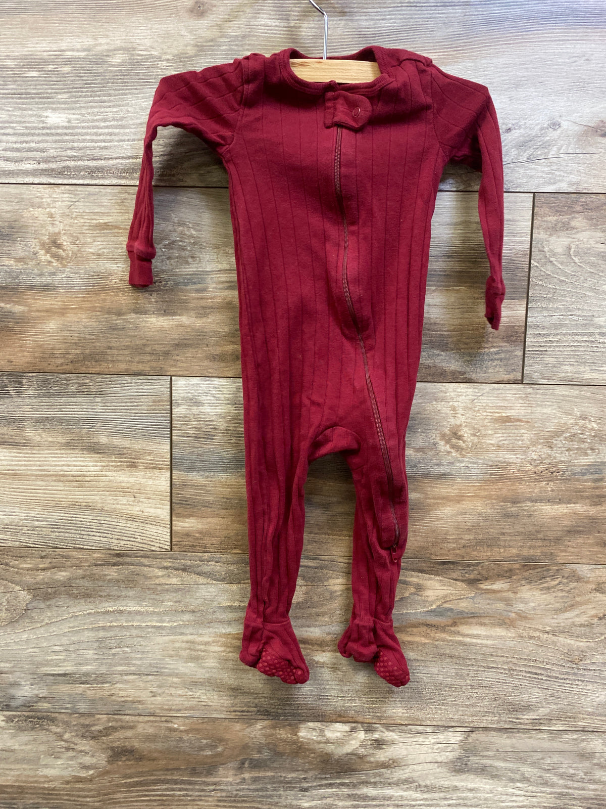 Member's Mark Ribbed Sleeper Red sz 12m