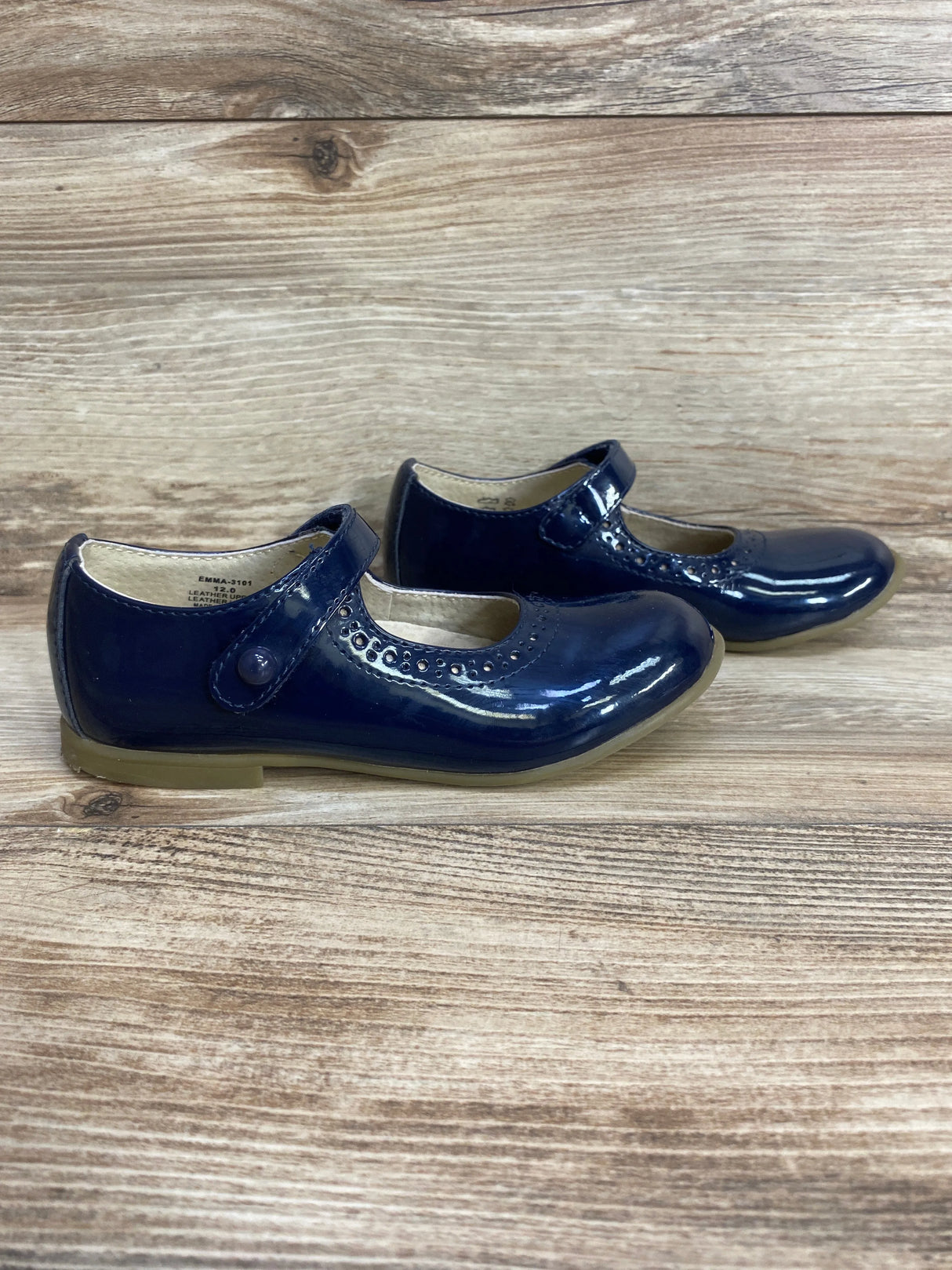 Footmates Emma Patent Dress Shoes Navy sz 12c