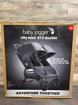 NEW Baby Jogger City Mini GT2 Double Stroller - Jet Black