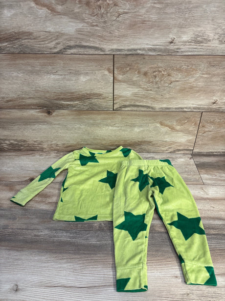 Cat & Jack 2pc Star Print Pajama Set Green sz 2T - Me n Mommy To Be