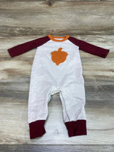 Cat & Jack Raglan Acorn Coverall Burgundy sz 3-6m