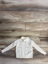 Janie & Jack The Cable Knit Sweater in Antique White sz 3T