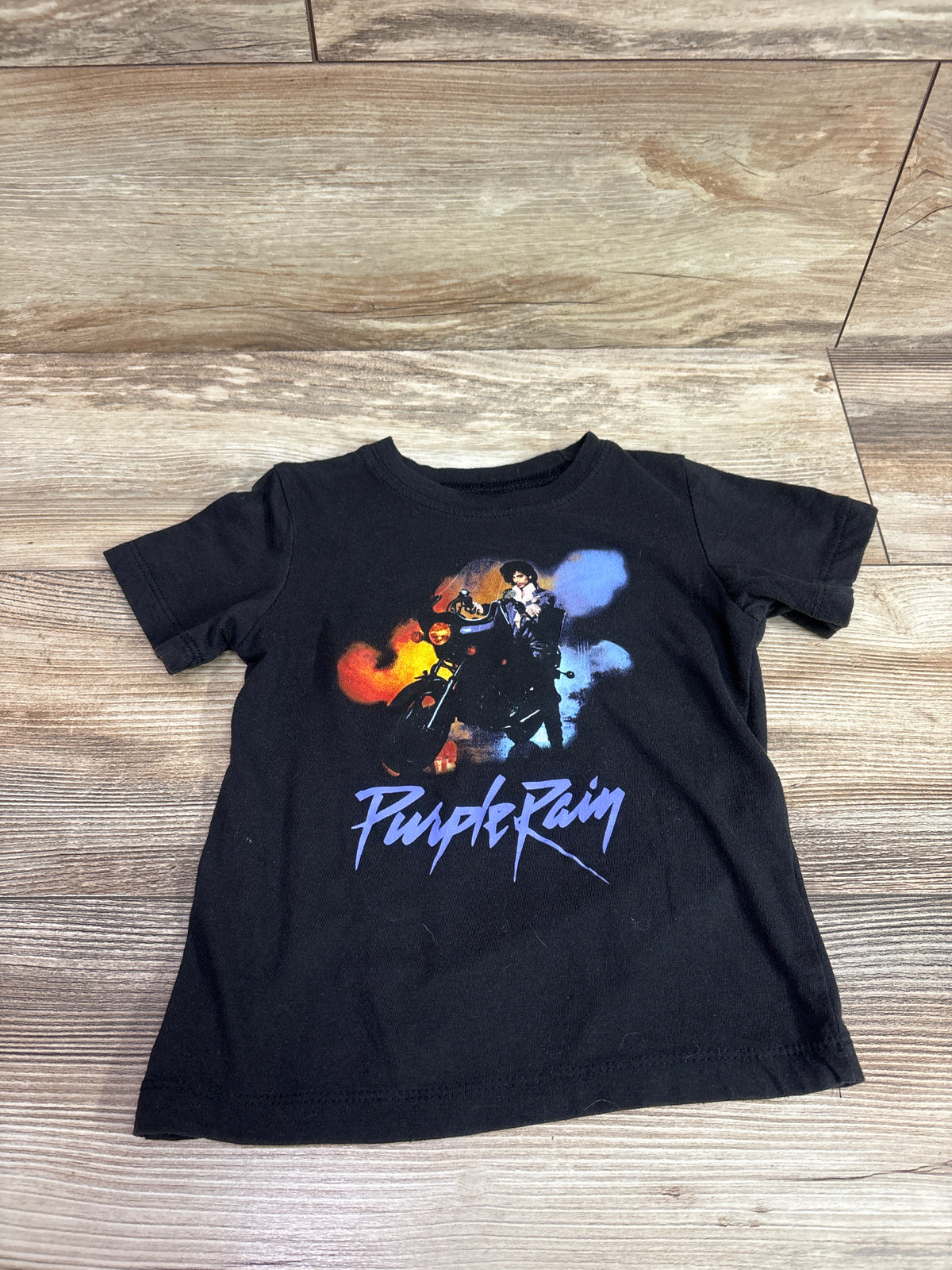 The Prince Estate 'Purple Rain' Shirt Black sz 3T