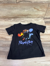 The Prince Estate 'Purple Rain' Shirt Black sz 3T