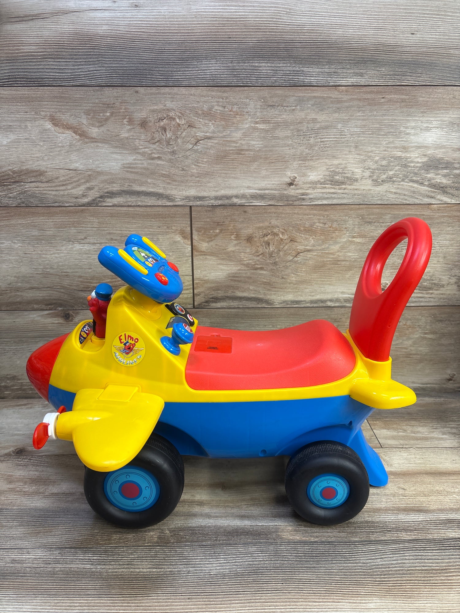Kiddieland Sesame Street Elmo's Activity Plane Ride-On