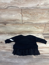 NEW Baby Gap VintageSoft Tulle Sweatshirt Black sz 3-6m