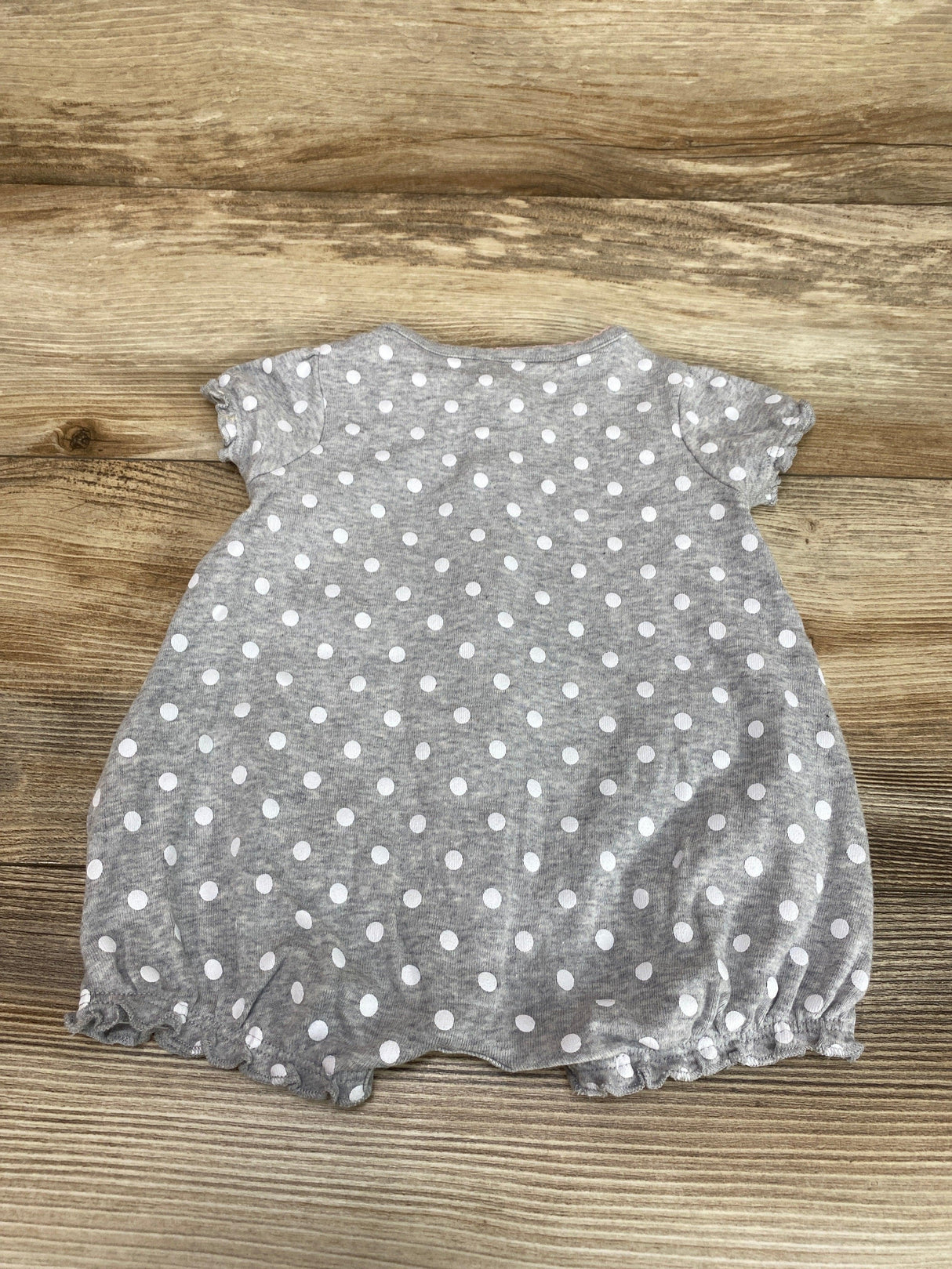 Simple Joys Grey Polka Dot Shortie Romper sz 0-3m - Me 'n Mommy To Be