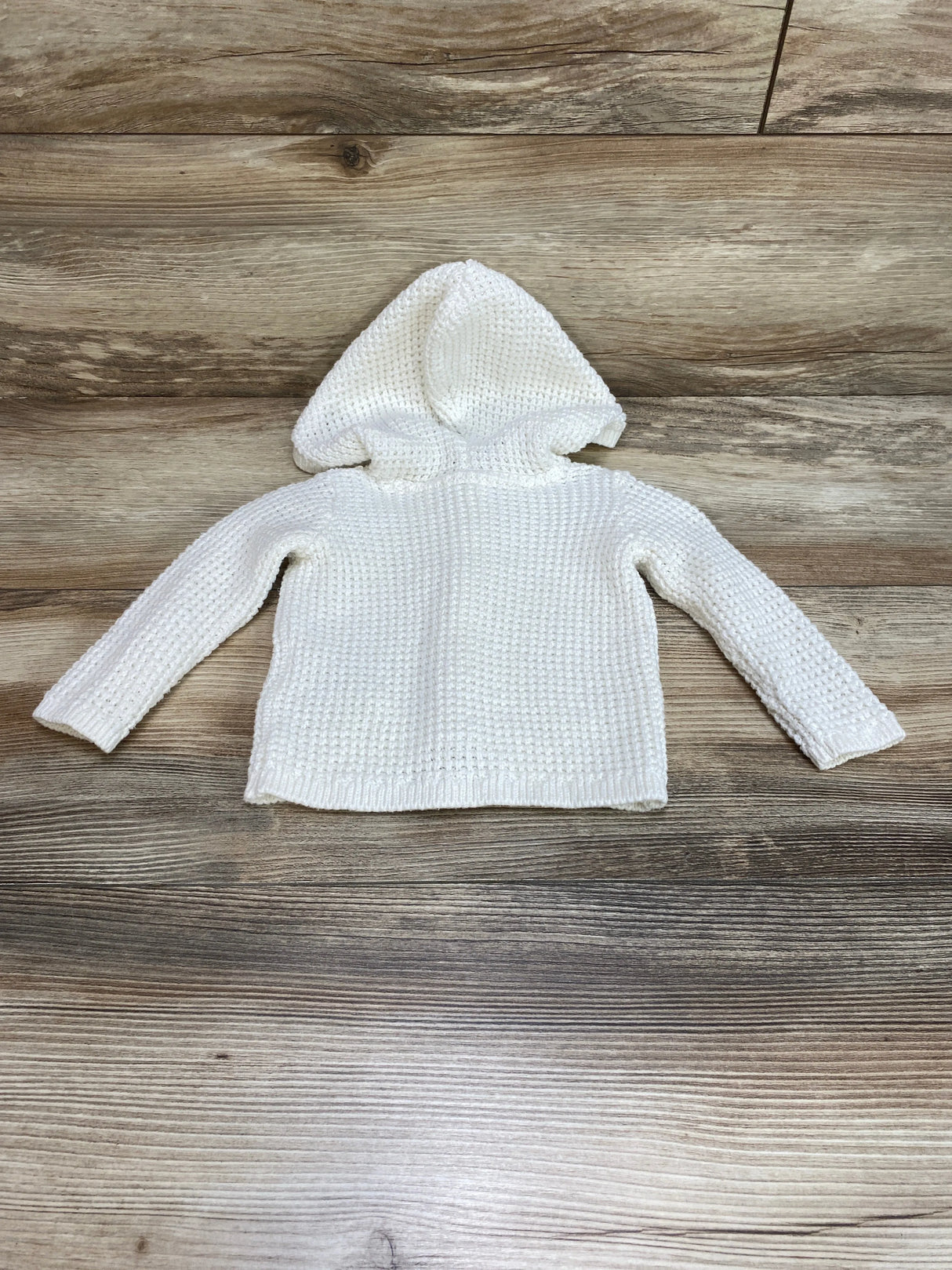 Carter's Hooded Cardigan White sz 3m