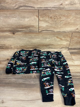 Disney Mickey Mouse 2pc Sleep Set Black sz 3T