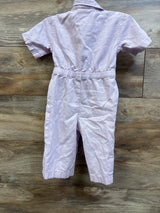 Old Navy Short Sleeve Utility Jumpsuit Lilac sz 18-24m