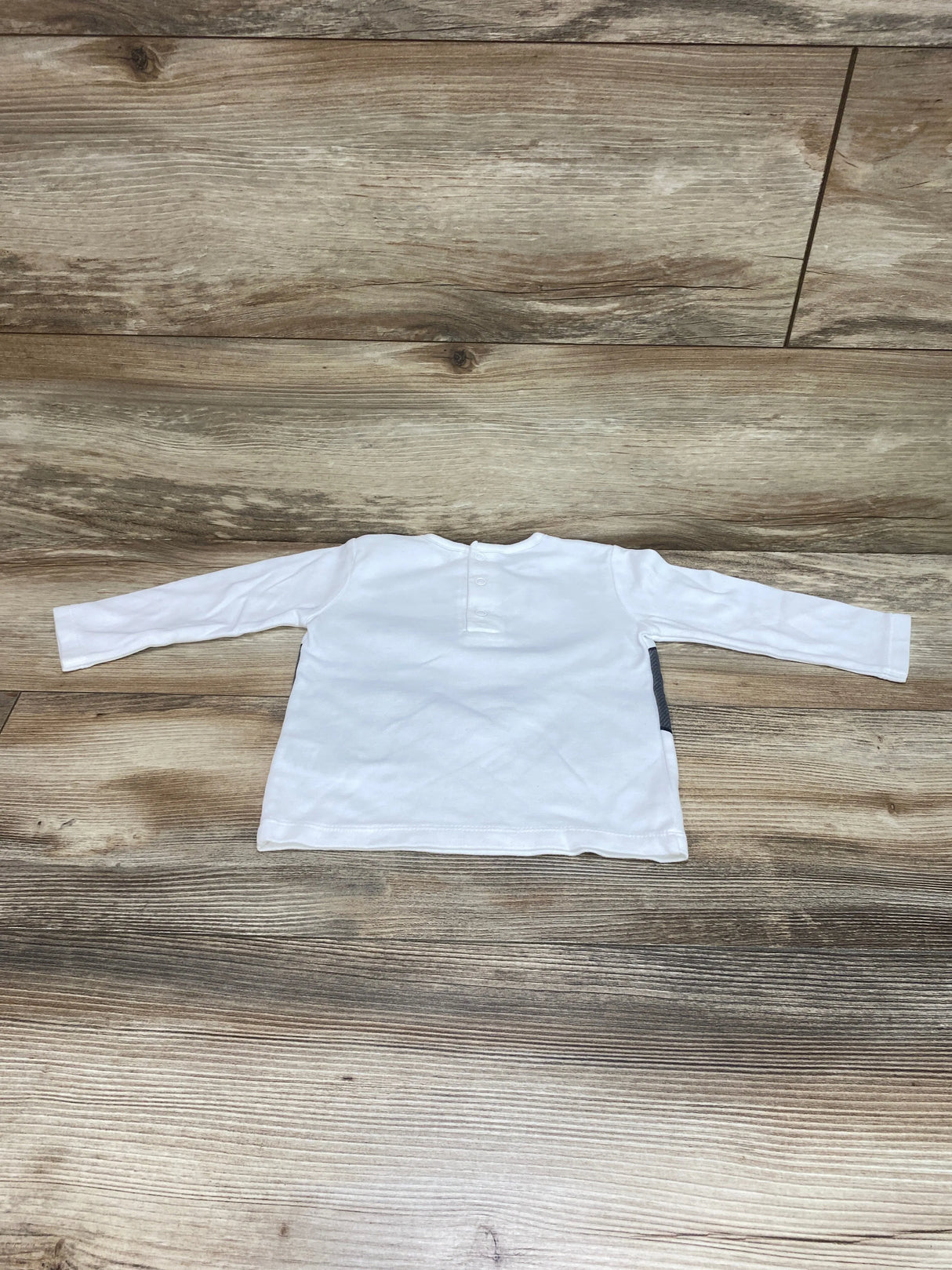 Calvin Klein Long Sleeve Shirt White sz 6-9m