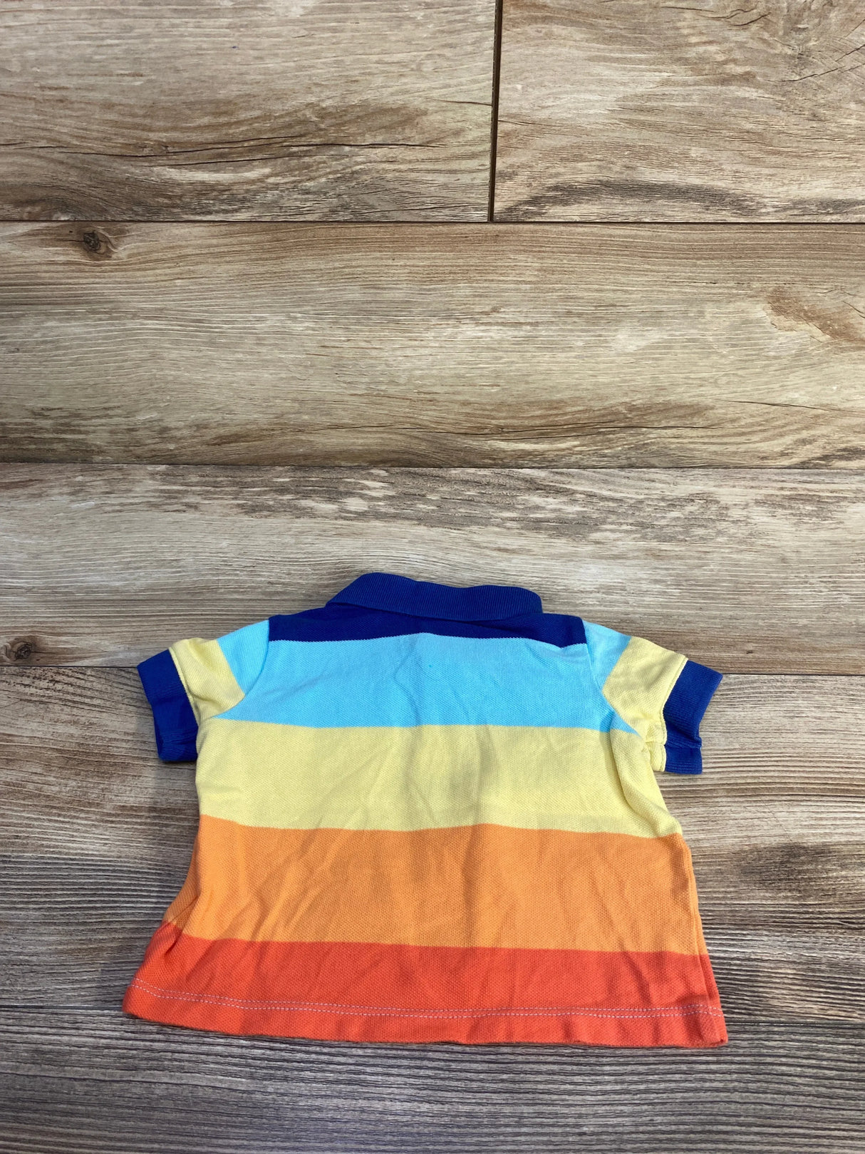 Old Navy Striped Polo Shirt Blue sz 0-3m