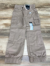 NEW Okie Dokie Cargo Pull-On Tan Pants sz 5T