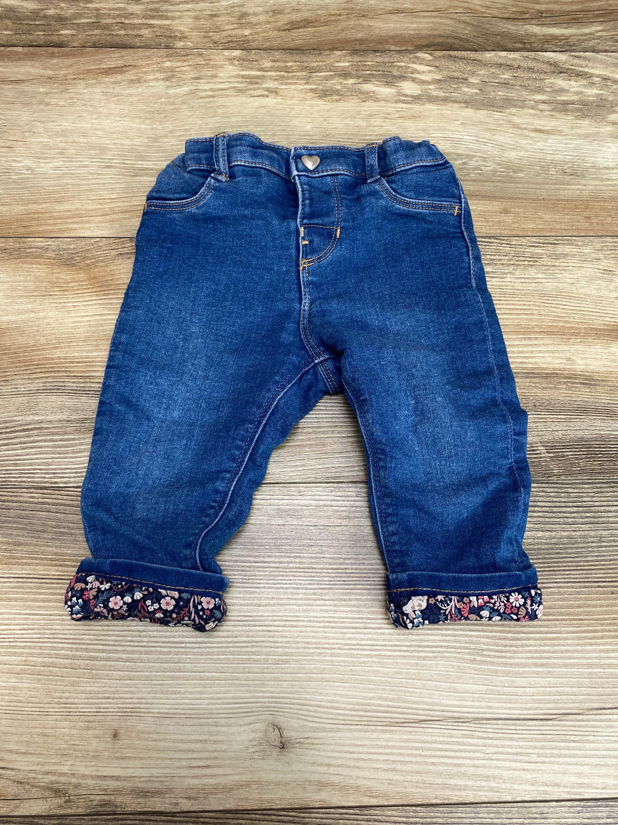 H&M Lined Jeans Blue sz 9m