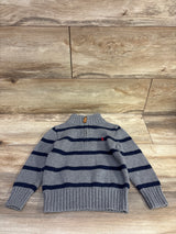 Polo Ralph Lauren Knit Quarter-Zip Sweater Grey sz 3T