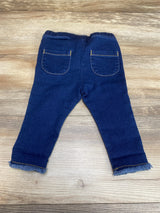 Cat & Jack Raw Edge Hem Pants Blue sz 6-9m