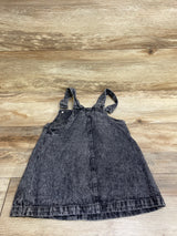 Pumpkin Print Demin Overalls Black sz 2T