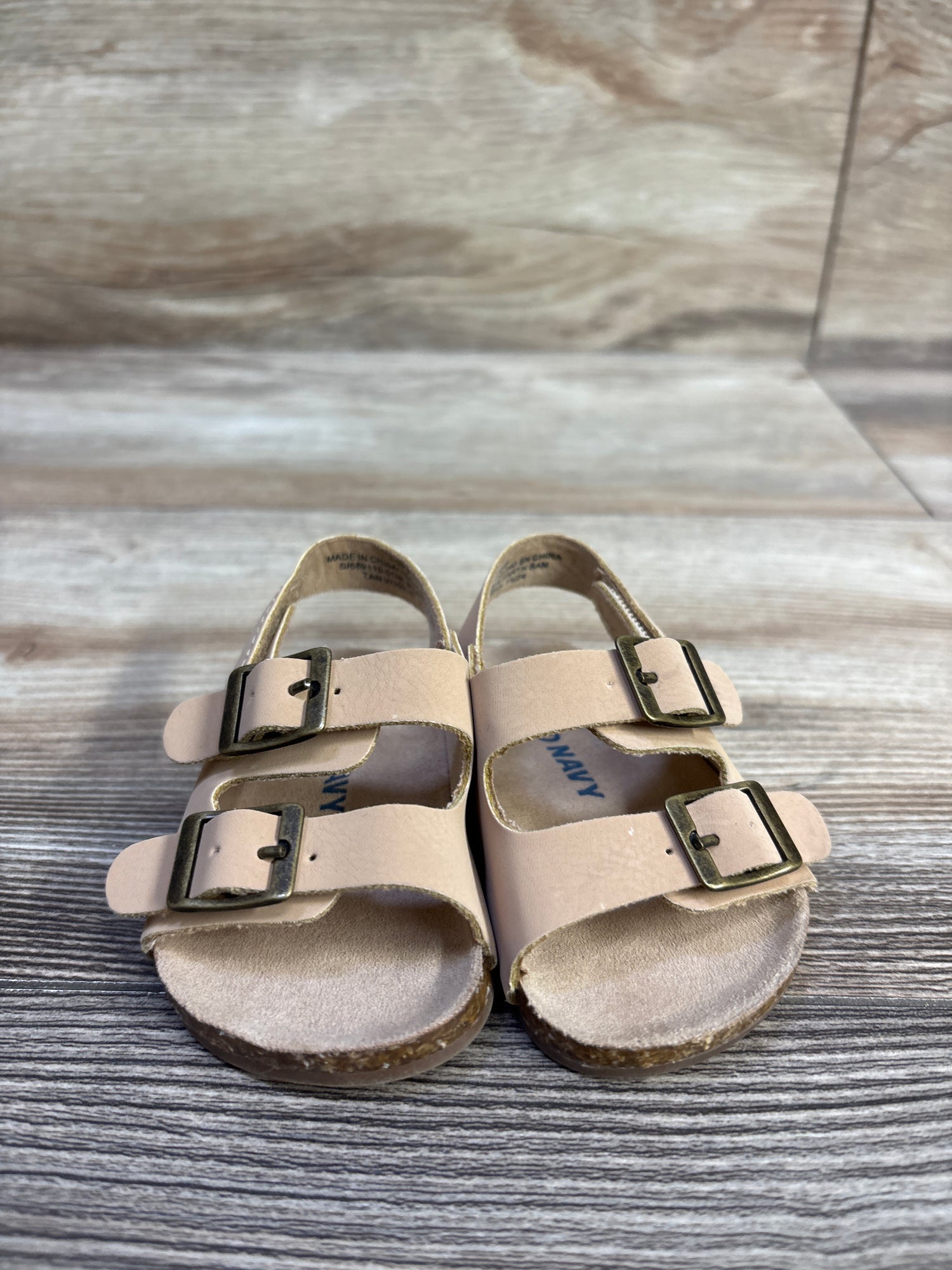 Old Navy Double-Buckle Sandals Tan sz 1c 0-3m