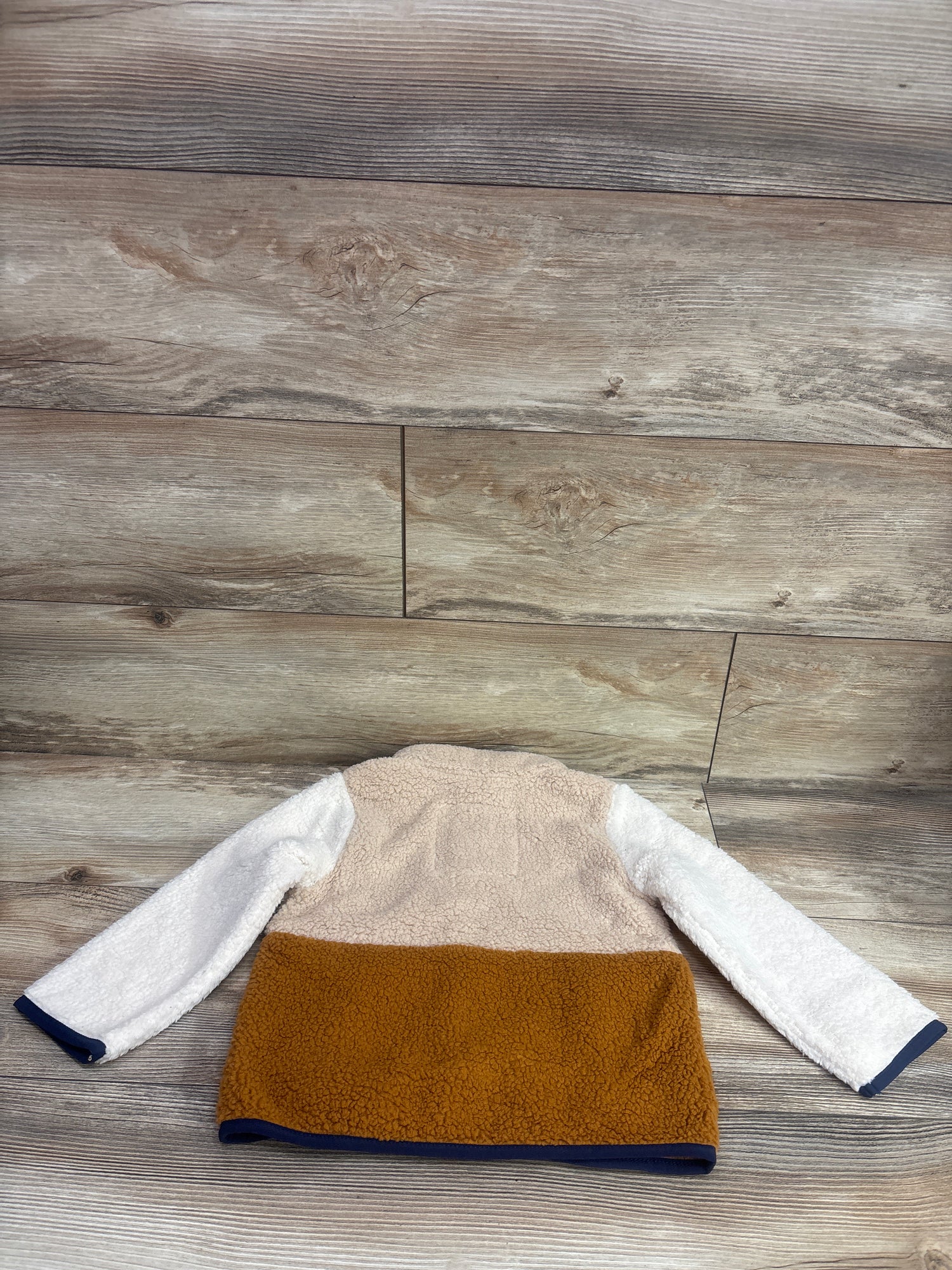 Cat & Jack Sherpa Full-Zip Jacket Beige sz 3T