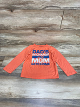 The Children's Place Long Sleeve Shirt Orange Sz 4T