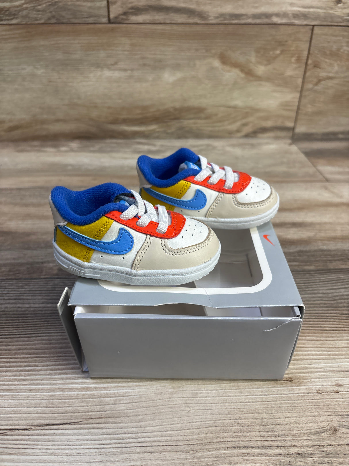Nike Force 1 CB 'Sail Game Royal' Sneakers sz 2c
