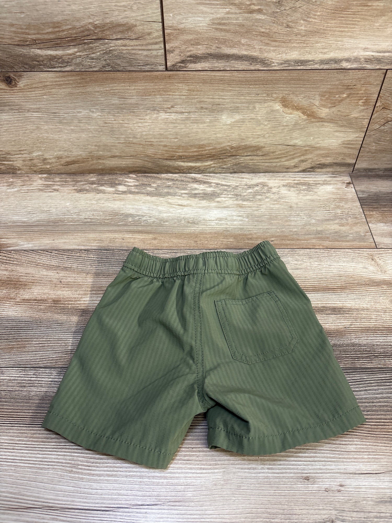 Cat & Jack Striped Board Shorts Green sz 3T