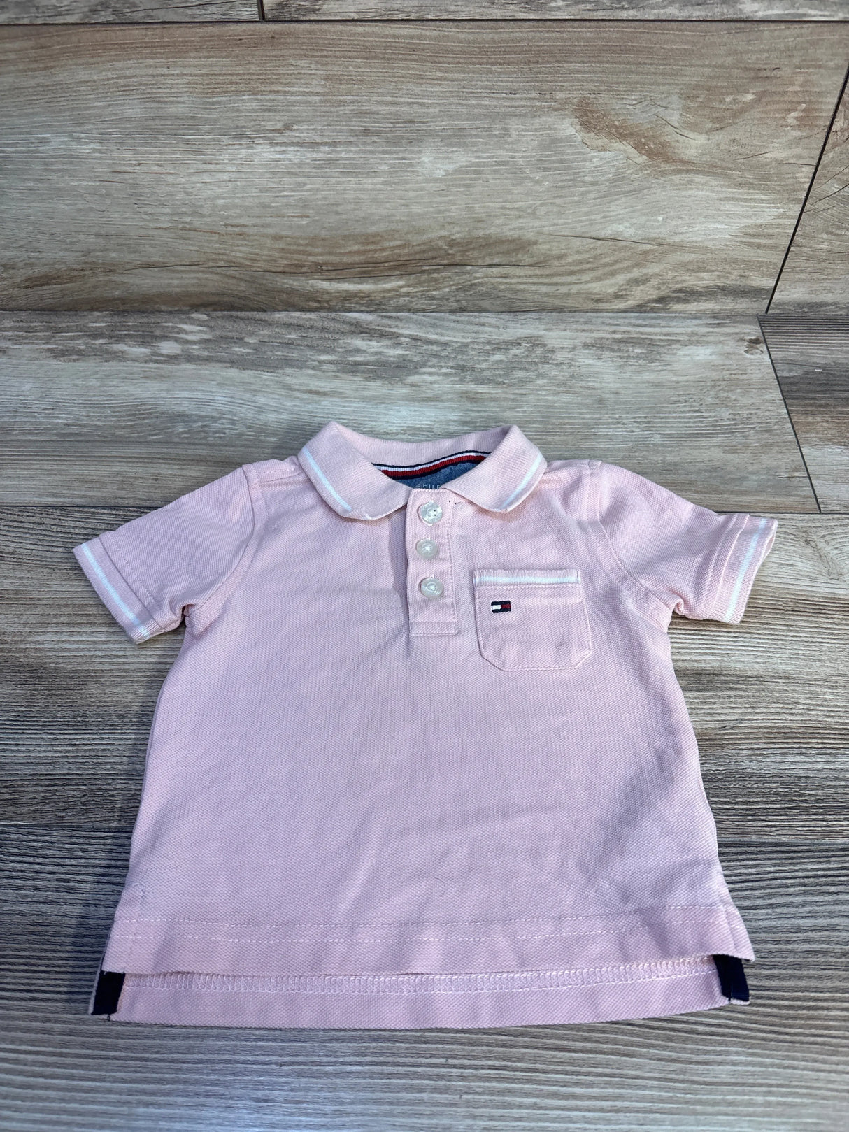 Tommy Hilfiger Polo Shirt Pink sz 6-9m