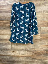 NEW Okie Dokie Fleece Nightgown Teal sz 5T - Me n Mommy To Be
