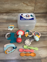 HahaLand Baby Teether & Rattle Box Gift Set 10pc