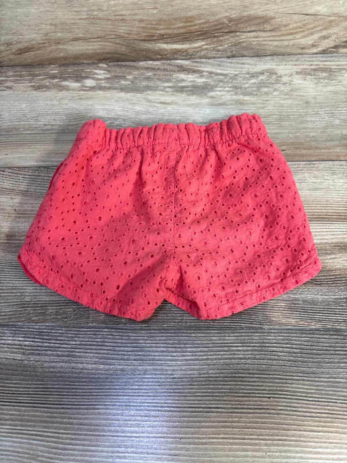 Cat & Jack Eyelet Shorts Red sz 3T