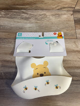NEW Disney Baby Winnie The Pooh Silicone Bib 3m+
