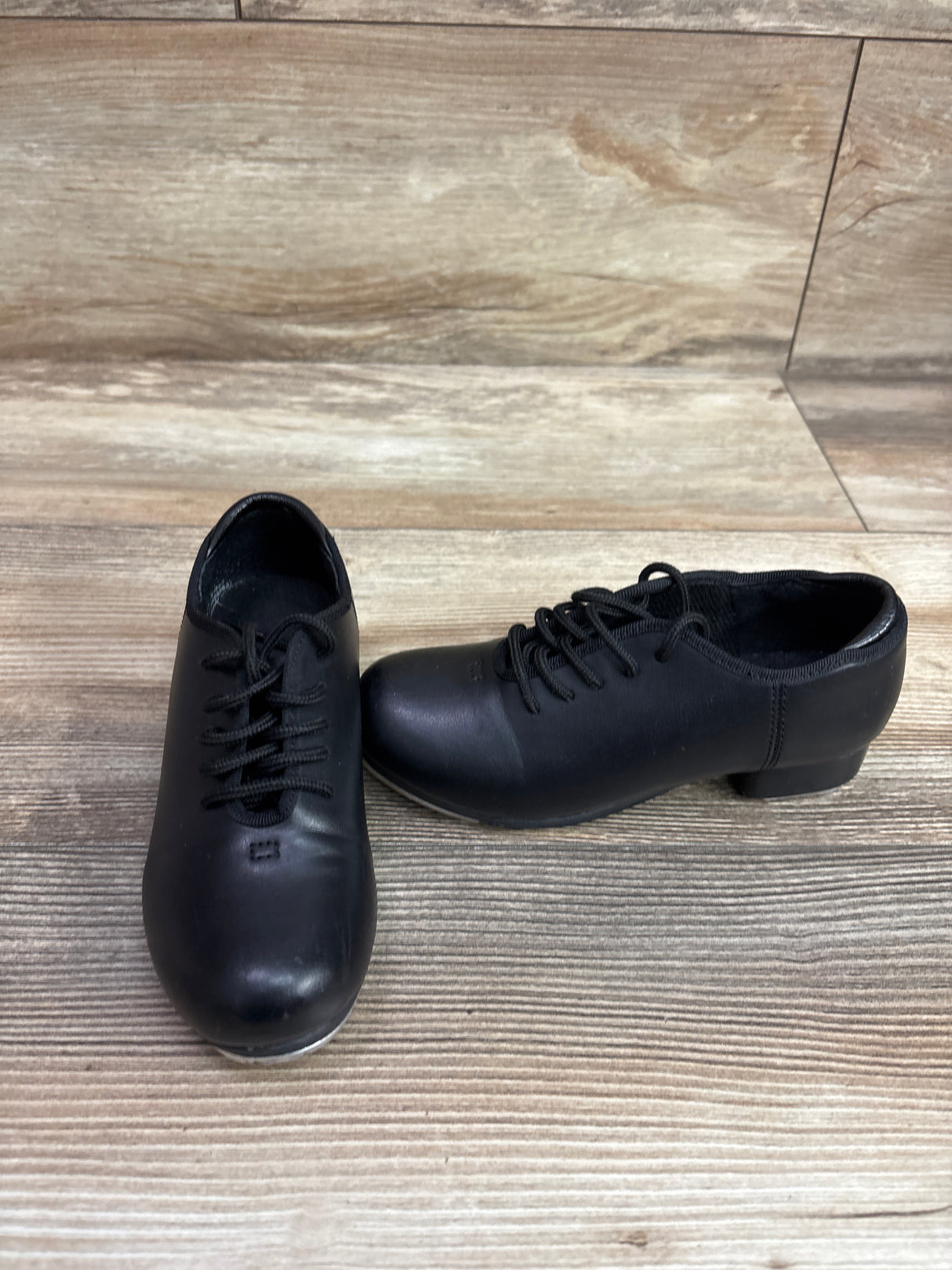 Weissman Lace-Up Tap Shoes Black sz 12c