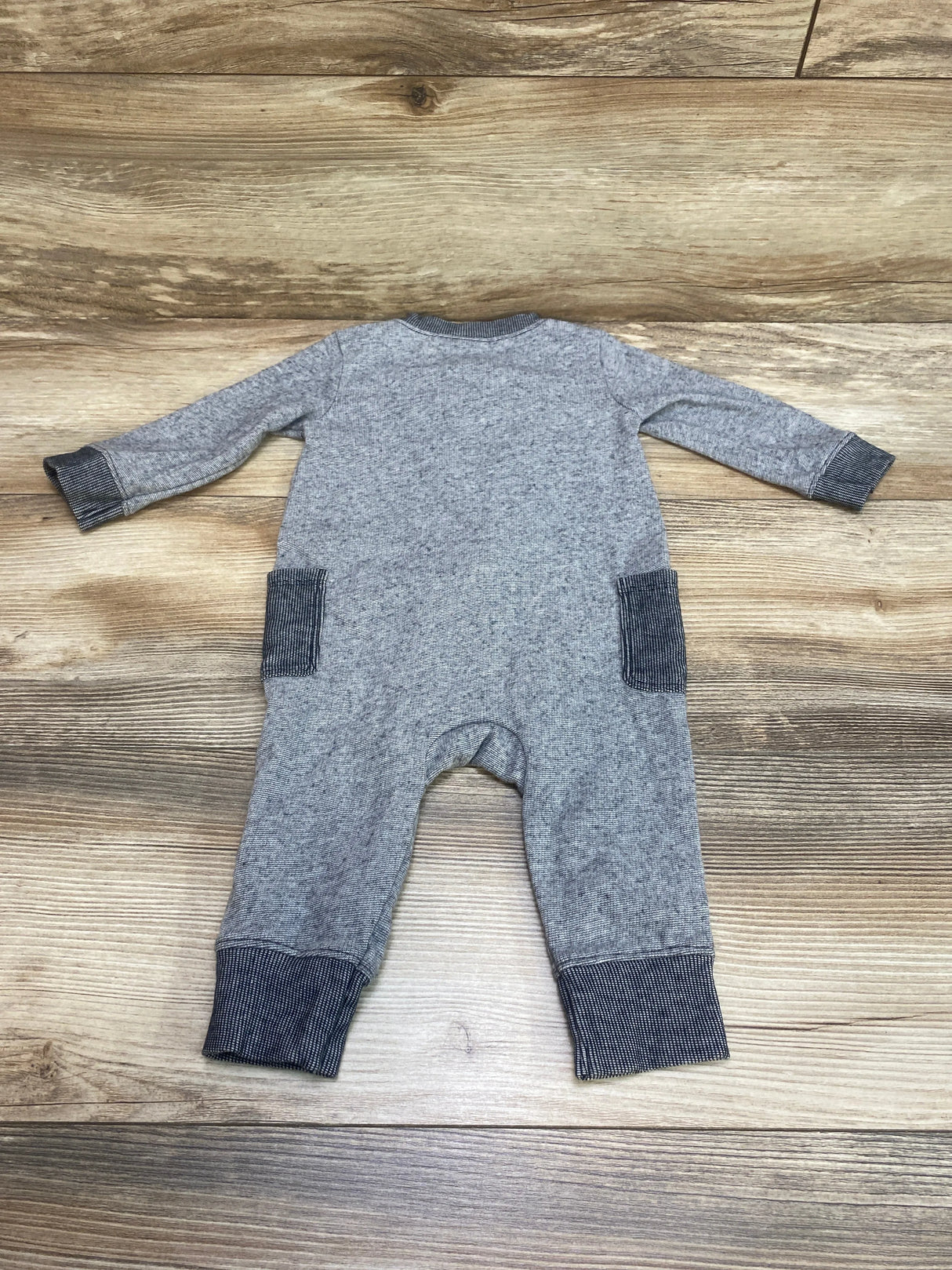 Cat & Jack Full Zip Coverall Grey sz 3-6m