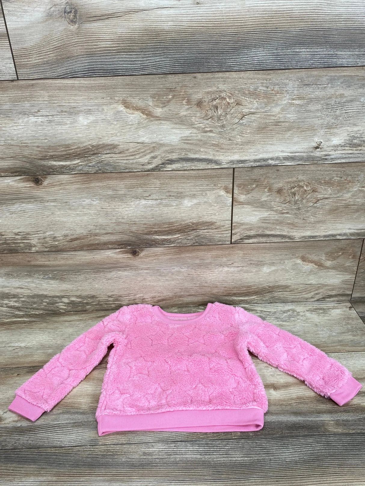 BCBG Girls Plush Star Sweatshirt Pink sz 2T