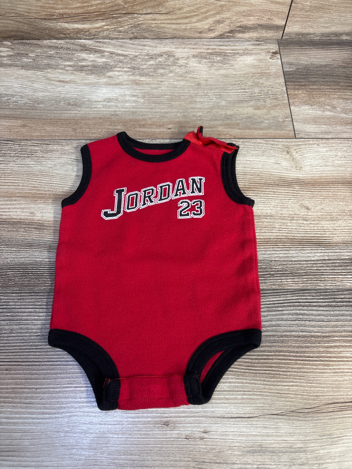 Jordan 23 Tank Bodysuit Red sz 0-6m