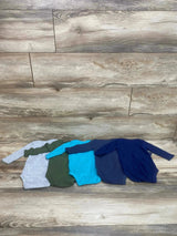 Simple Joys 5pk Long Sleeve Bodysuits Blue sz 3-6m