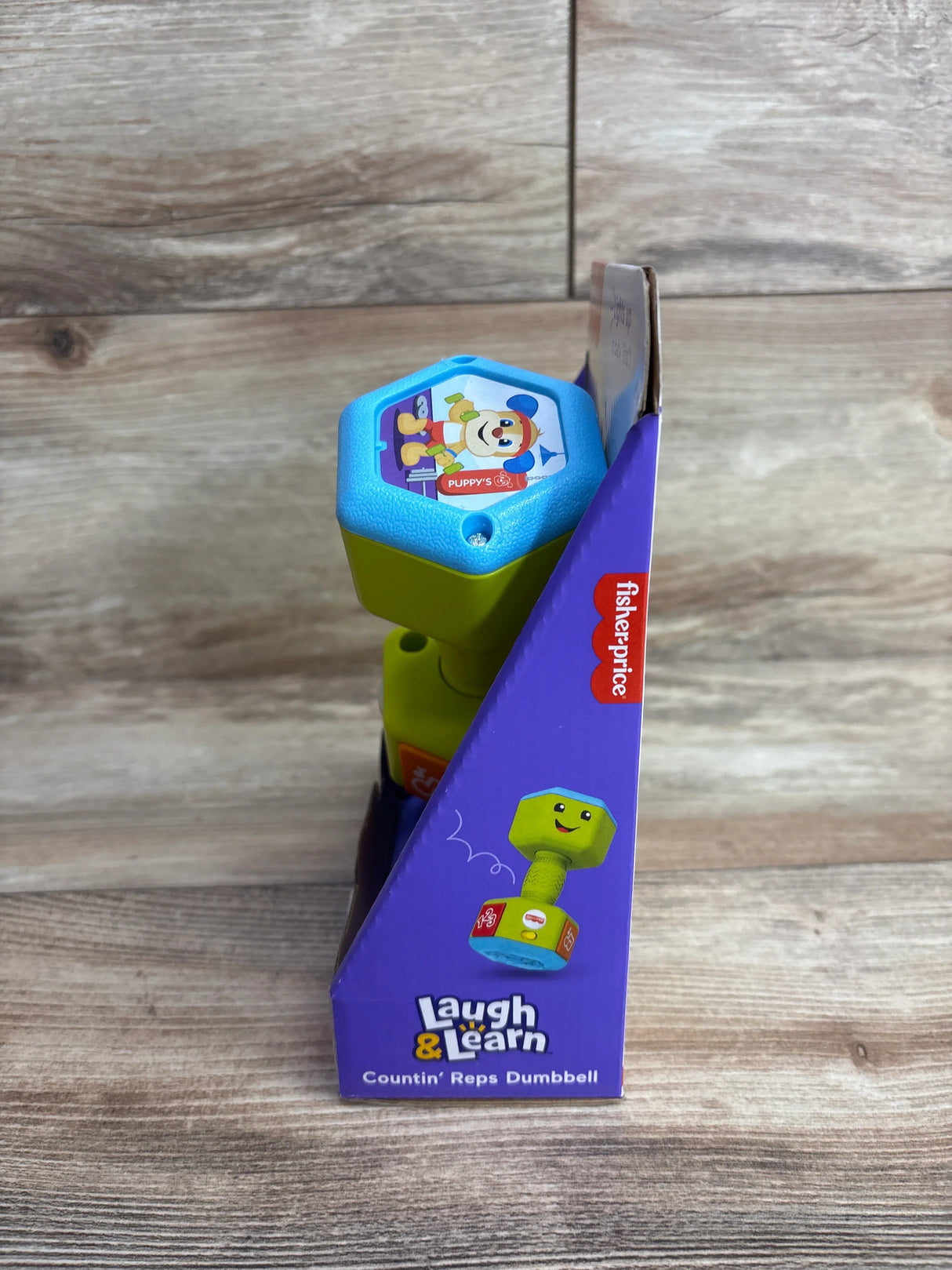 NEW Fisher Price Laugh & Learn Countin' Reps Dumbbell