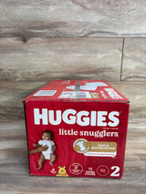 NEW Box of Huggies Little Snugglers Disposable Diapers 72ct. Size 2
