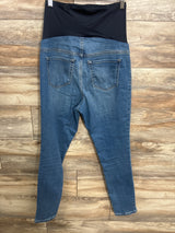 Isabel Maternity Crossover Jeggings Blue sz Small