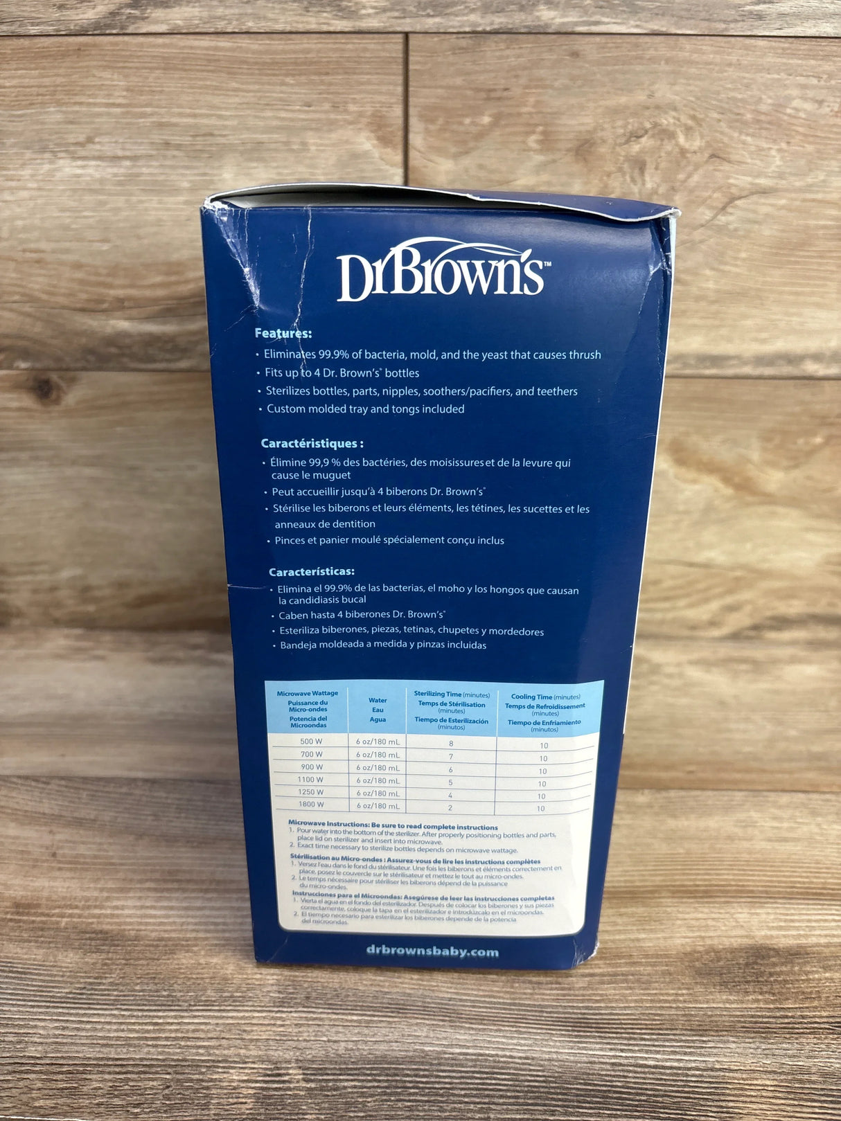 NEW Dr. Brown's Microwave Steam Sterilizer