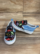 Vans Slip On Shark Sneakers Blue sz 6c