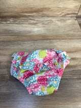 Green Sprouts Swim Diaper Floral White sz 24m