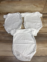 3pk Bodysuit Set White sz 0-3m