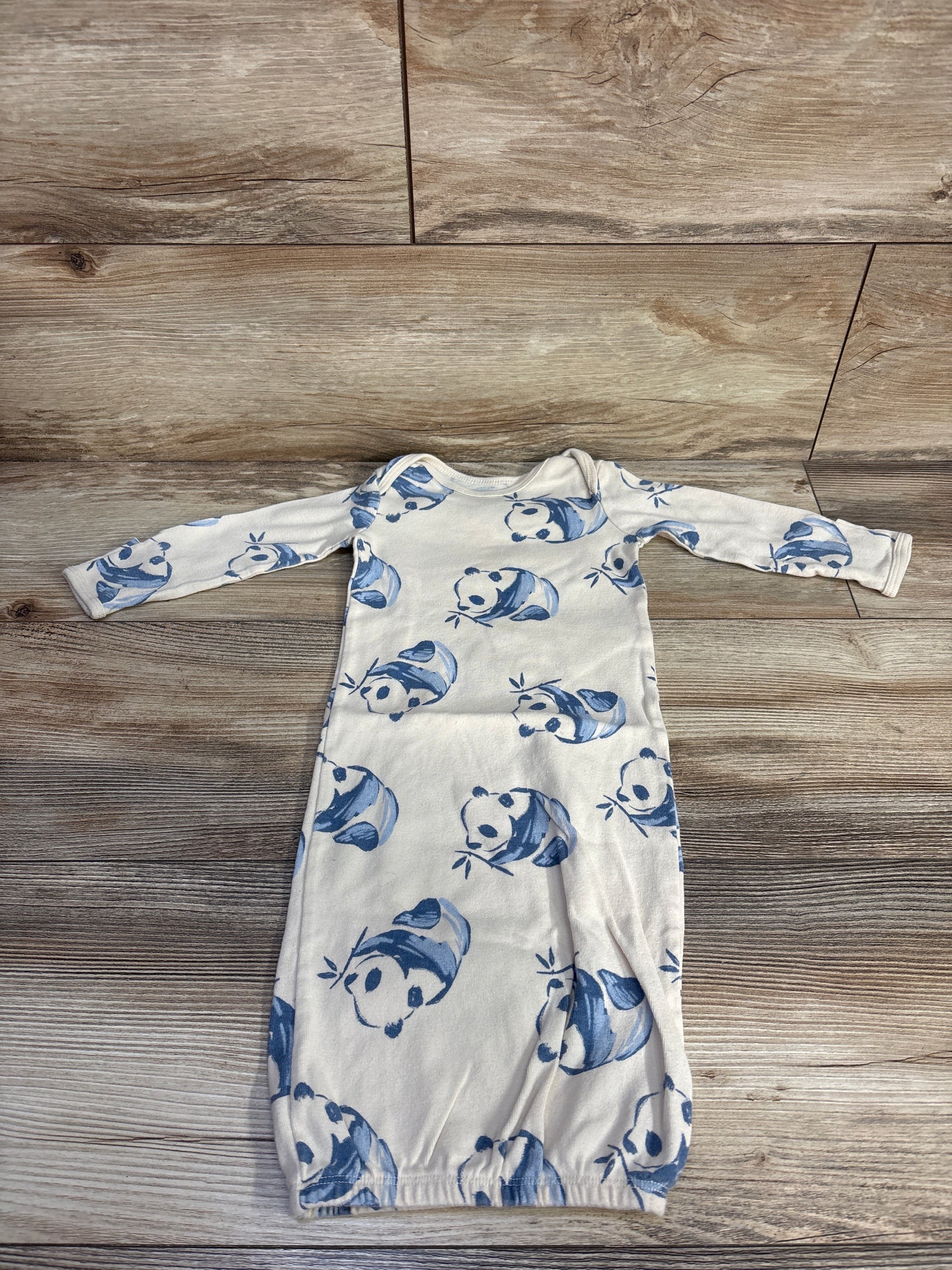 Carter's Panda Print Sleep Gown Beige sz 3m