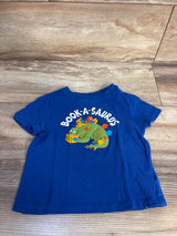 Old Navy Book-A-Saurus Shirt Blue sz 2T
