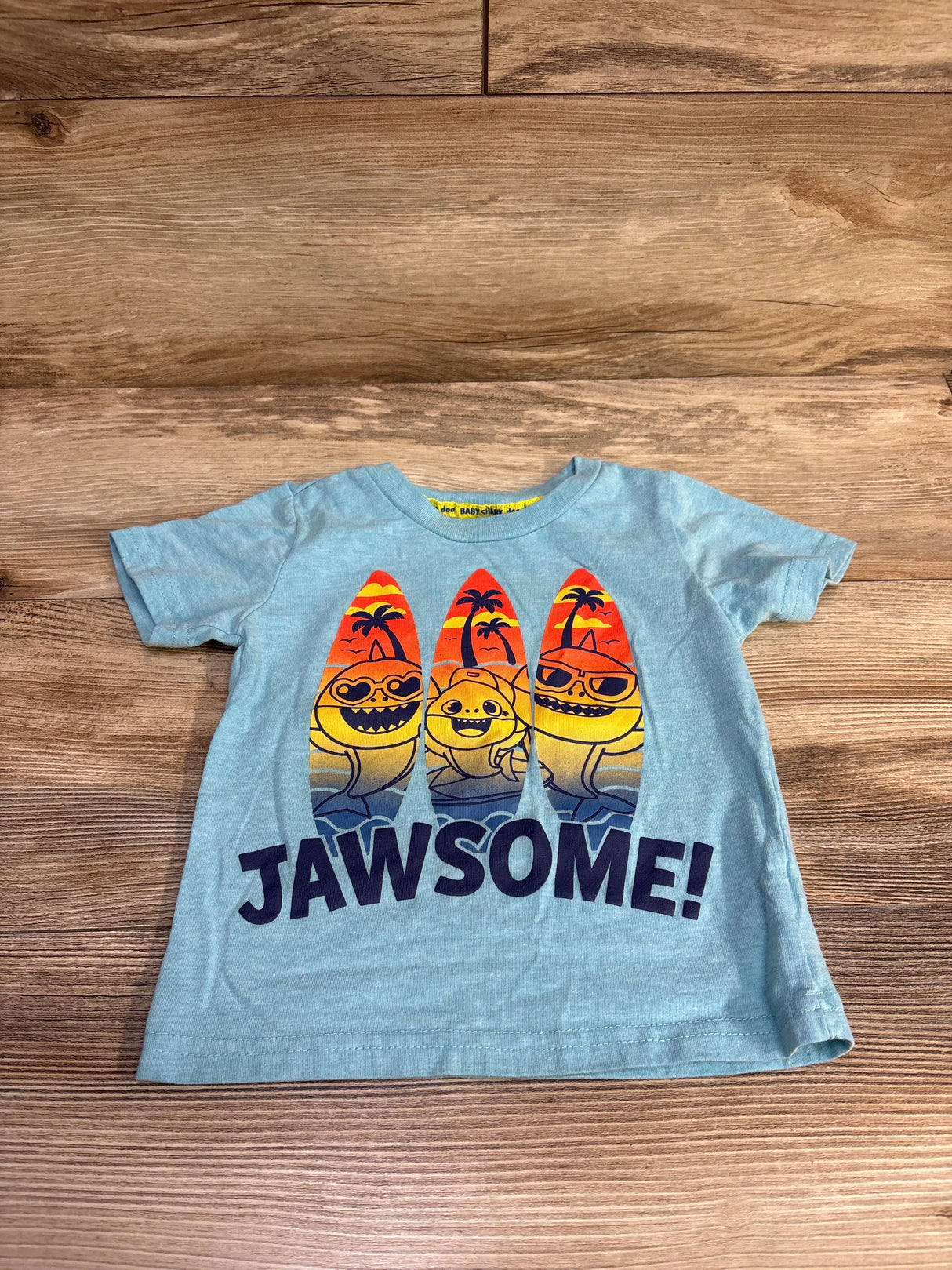 Pinkfong Baby Shark Shirt Blue sz 2T - Me n Mommy To Be