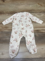 Carter's Floral Sleeper Beige sz 6m