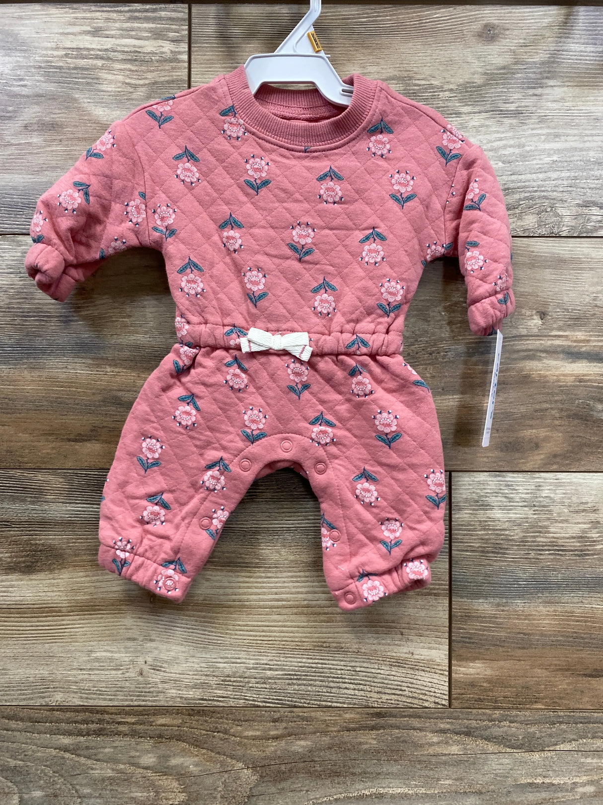 NEW Carter's Quilted Coverall Pink sz Newborn